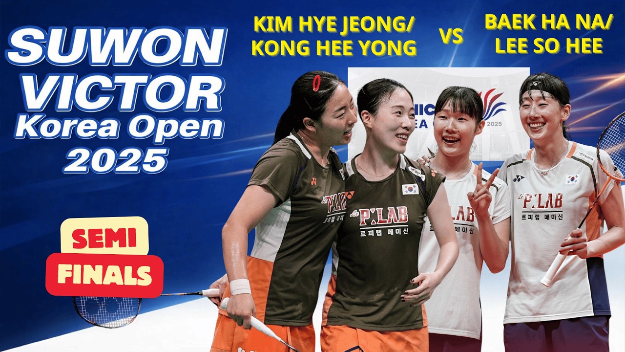 🔥 UNBELIEVABLE RALLY 🔥 Kim Hye Jeong/Kong Hee Yong vs Baek Ha Na/Lee So Hee | Full Score | 1080p