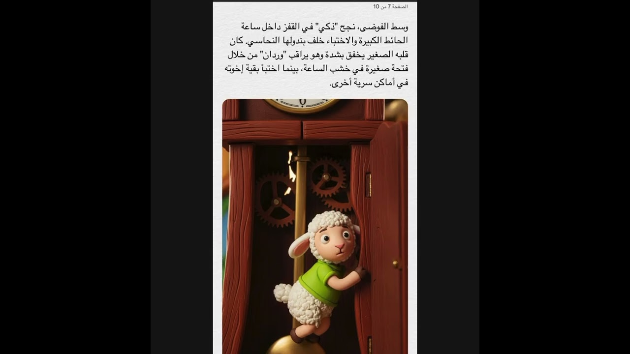 الذئب والخراف السبعة#اهميه #قصص #cartoon #ai #اكسبلور #فيديو #video 