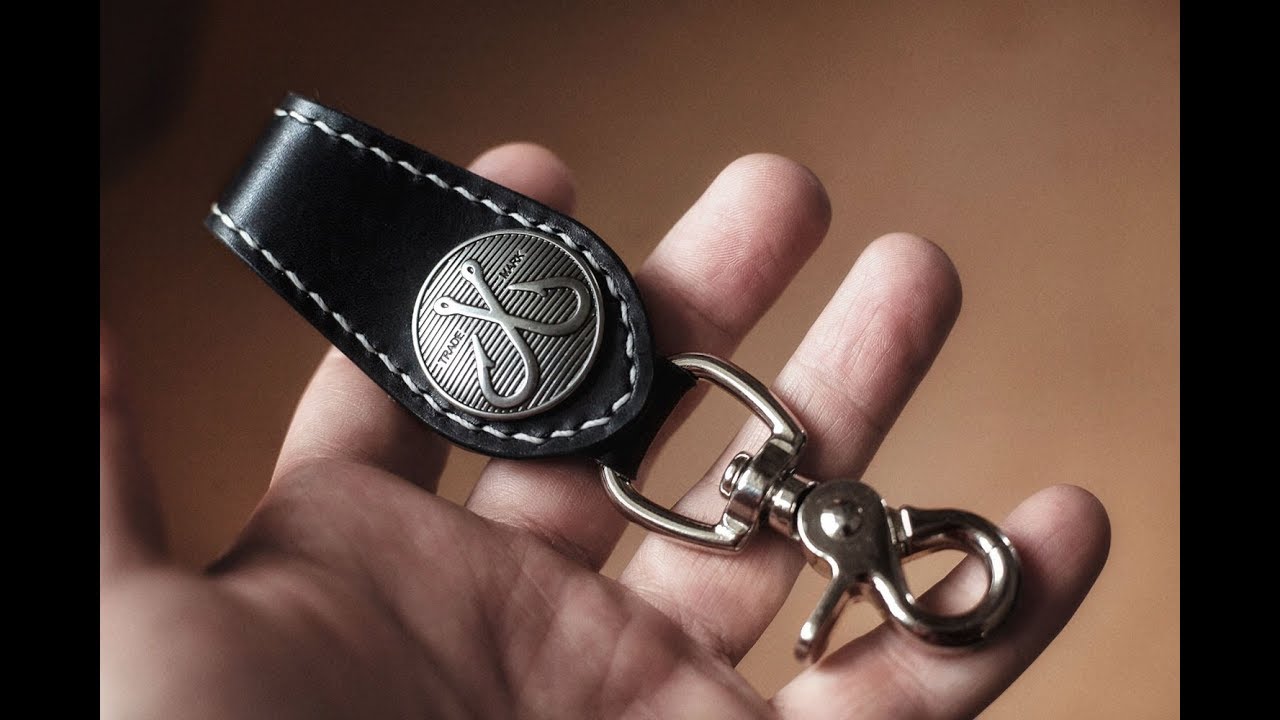 Making a DIY Leather Keychain
