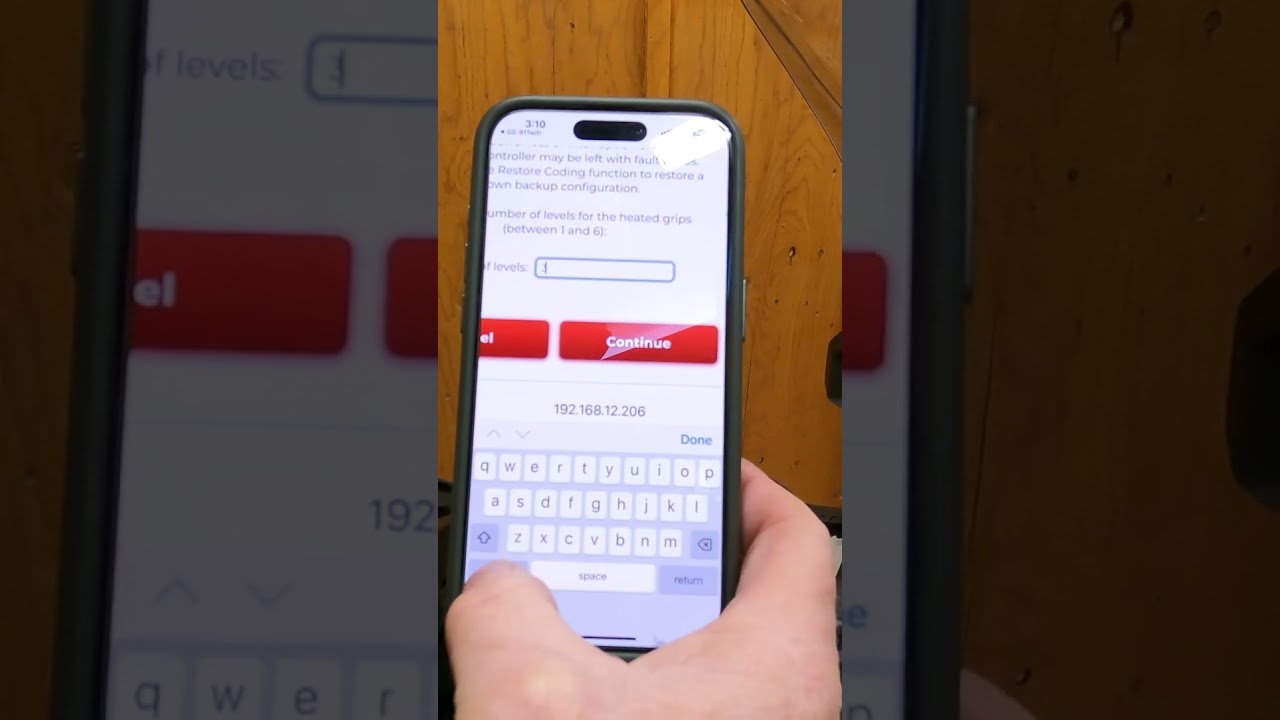 HEX GS-911 Heated Grips Reset EZ as 6-5-4-3-2-1 