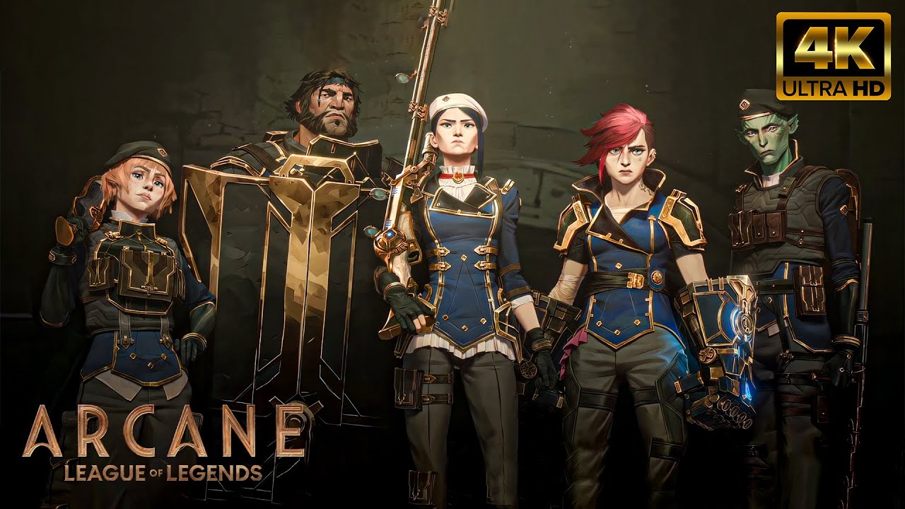 [4K AI] | Arcane Season 2 | Caitlyn's Strike Team Scene | UPSCALED