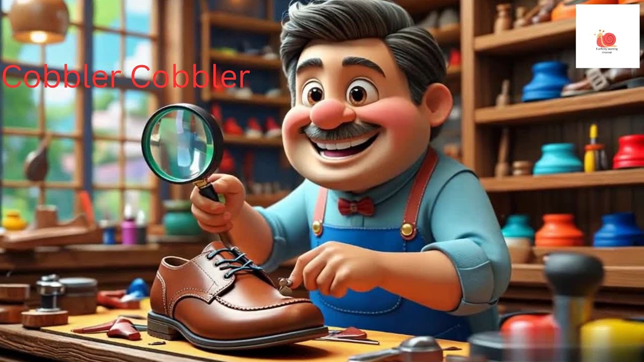 Cobbler Cobbler poem| Cobbler Cobbler mend my shoe with action| Fun Finity Learning
