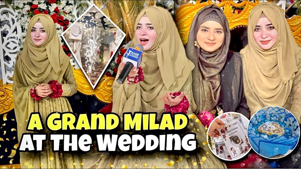 A Grand Mehfil E Milad At The Wedding 🌸❤️ Laiba Fatima With Hooria Faheem ✨🌸 Wedding Sehra. 