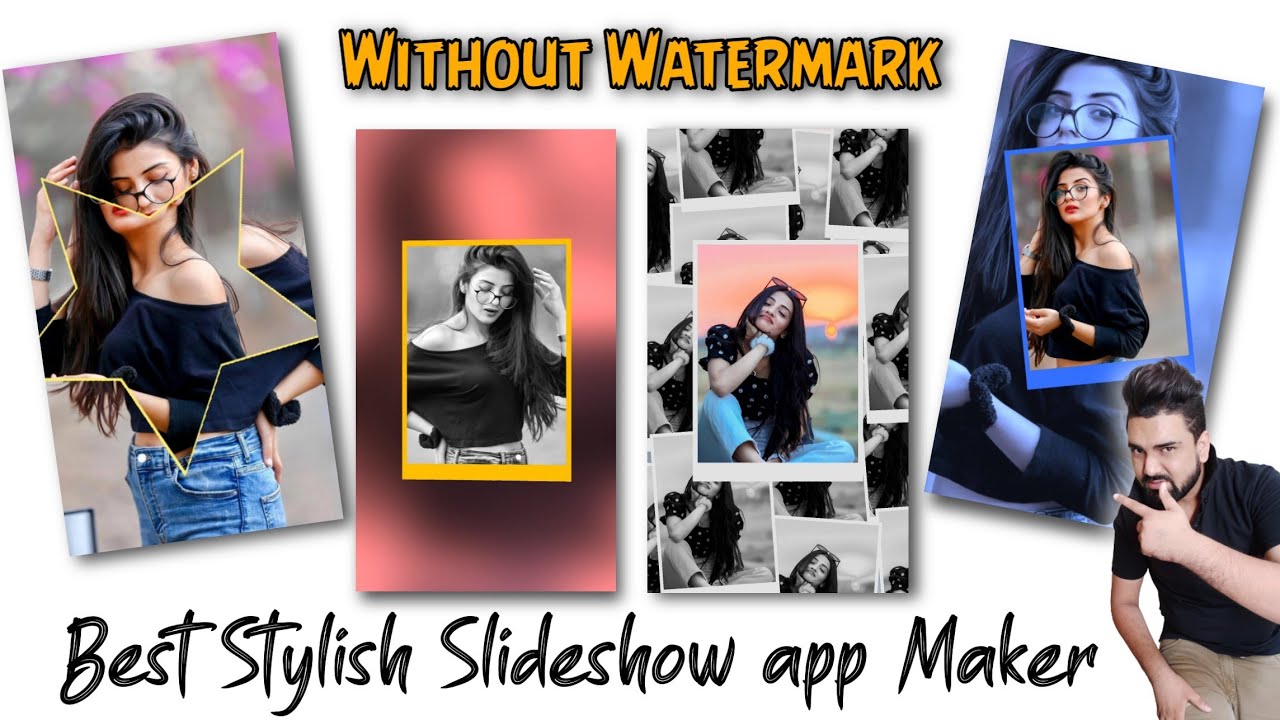 Best Photo Slideshow maker App without Watermark || Easy and stylish photo slideshow app || honey