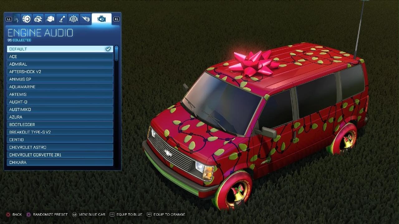 CHEVROLET ASTRO Engine Audio | Rocket League