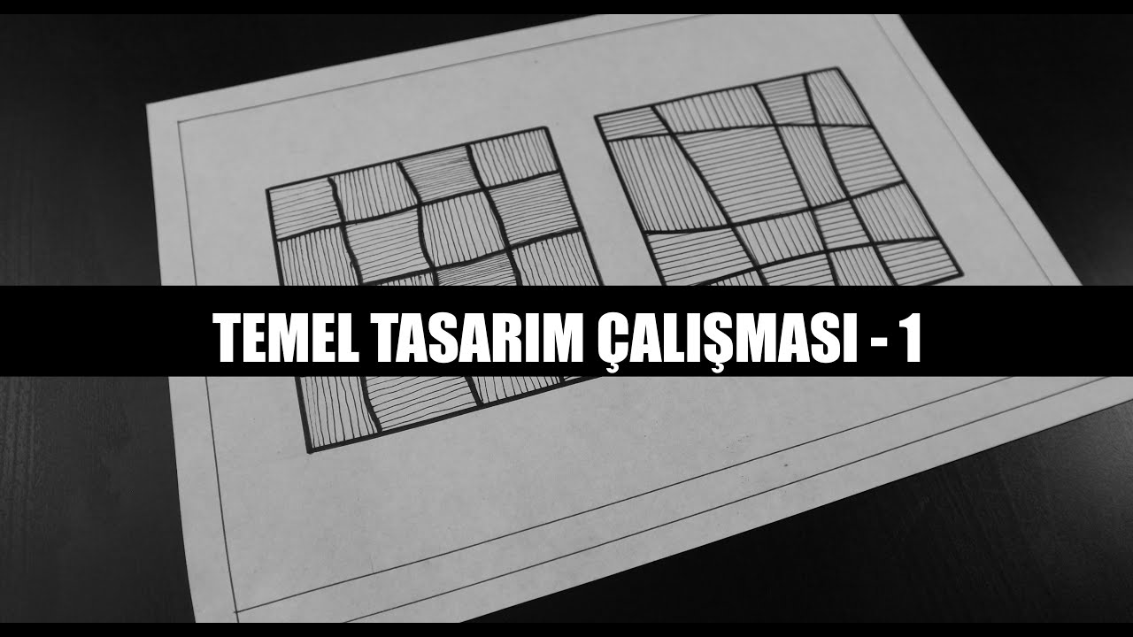 Temel Tasarım Çalışması ( Başlangıç Düzeyi Çizim ) #Ç0003