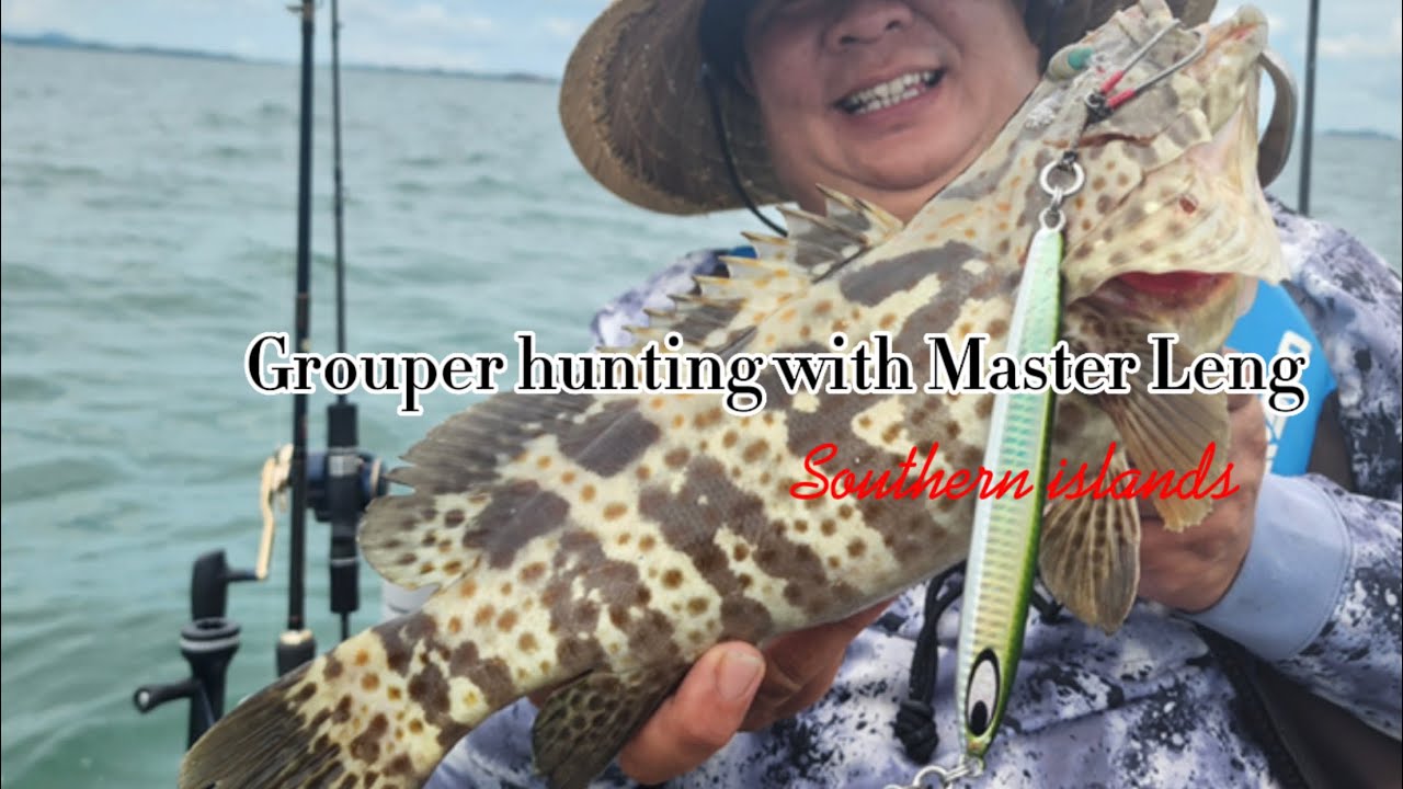 Jetski grouper hunting with Master Leng