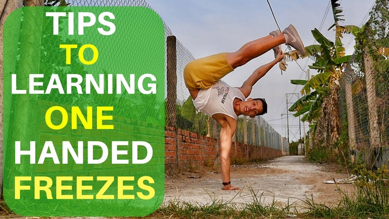 One Handed Freeze Bboy Tutorial | How to One Hand Air Freeze | Pike Freeze