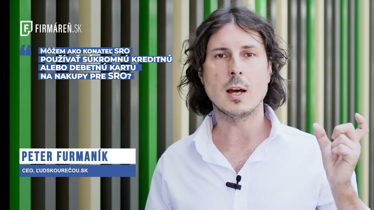 Môže konateľ v eseročke používať súkromnú kreditnú kartu na firemné účely?