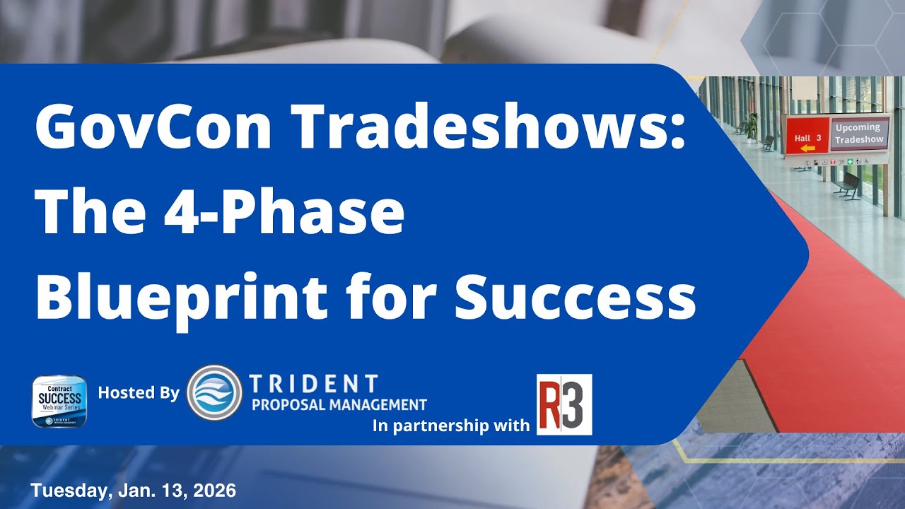 GovCon Tradeshows: The 4-Phase Blueprint for Success