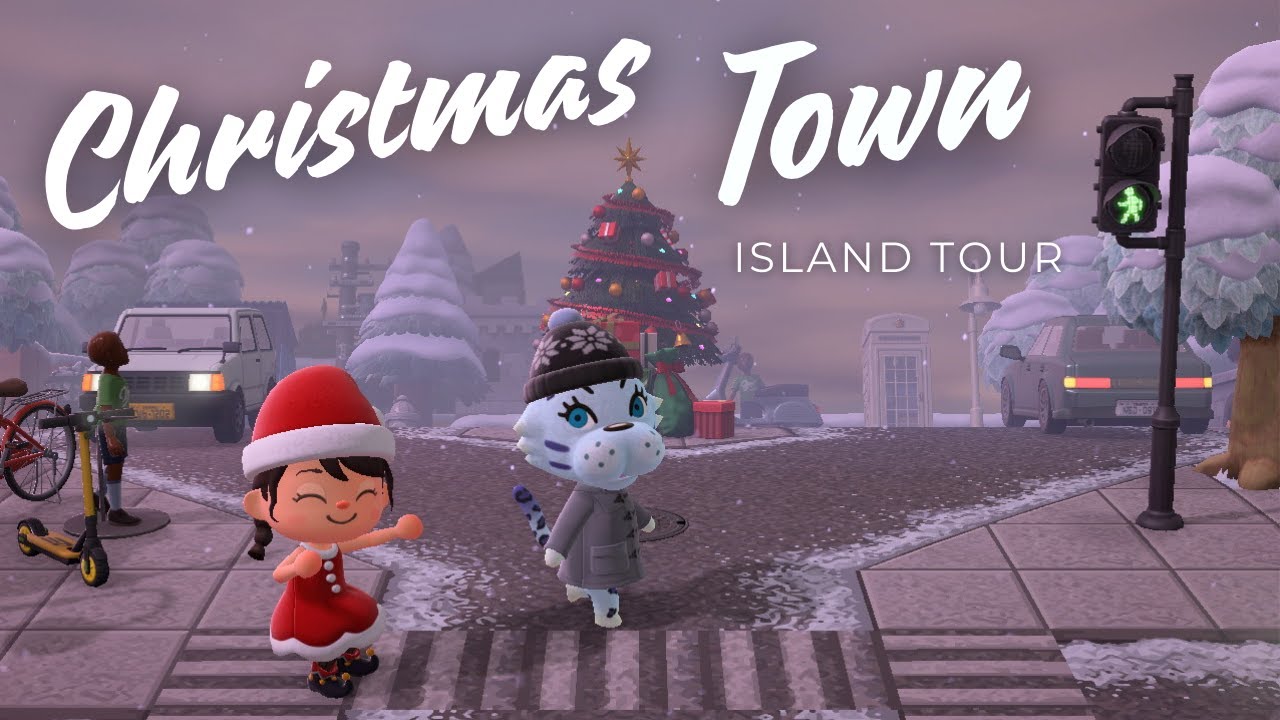 Домой на праздники 🎄Рождественский тур по острову ACNH | Геймплей Animal Crossing: New Horizons