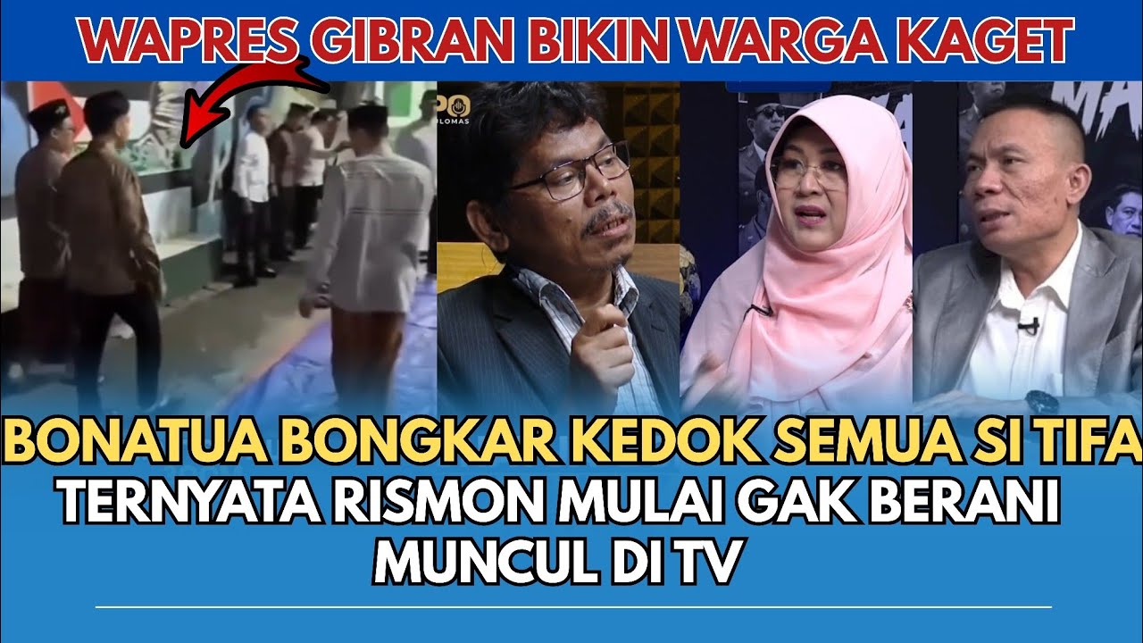 MANTAP❗BONATUA BONGKAR PENELITIAN ABAL2 TIFA SAMPAI RISMON TERNYATA MULAI TAKUT MUNCUL KARENA INI😂