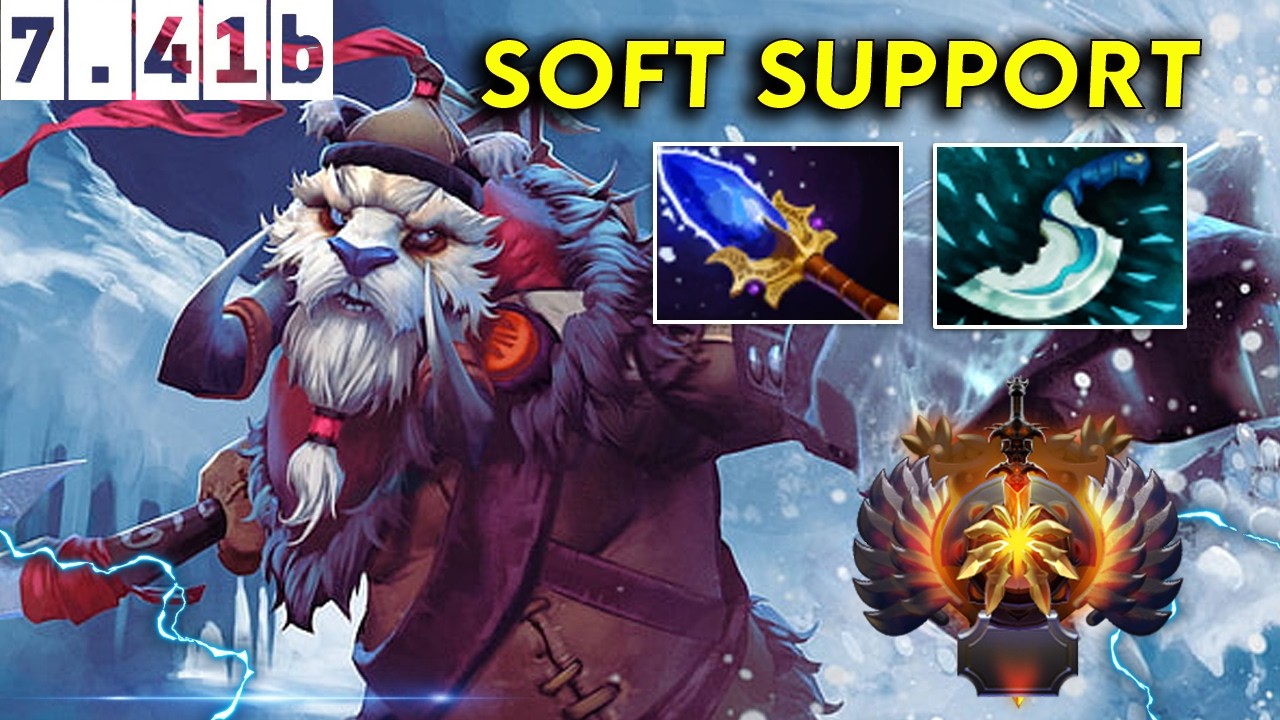 Bounty Tusk Immortal Soft Support - Dota 2 Patch 7.41B Pro Pub Gameplay