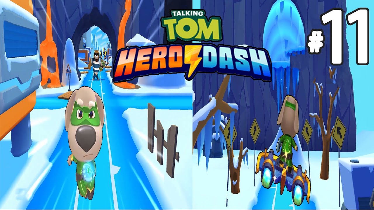 Talking Tom Hero Dash REVERSED | FHD Part 11