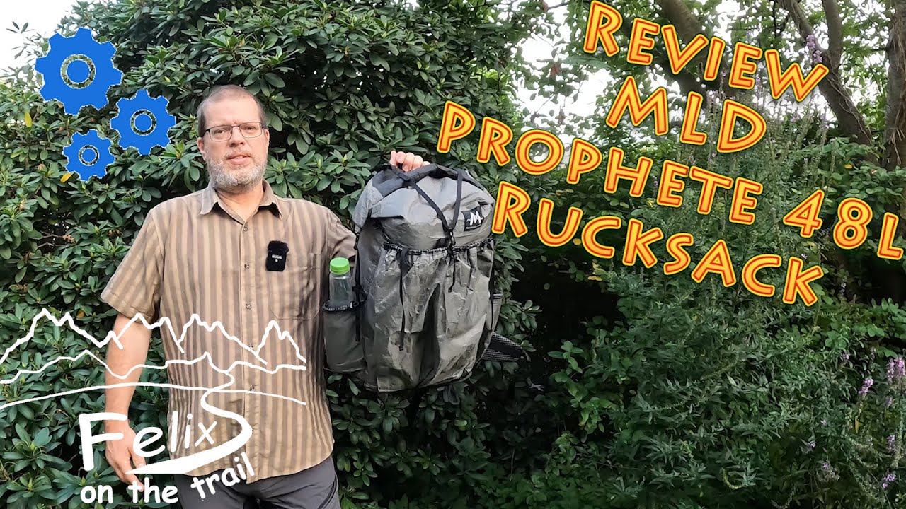 MLD Prophete 48l rahmenloser ultraleicht Rucksack mit 495g Mountain Laurel Design Backpack