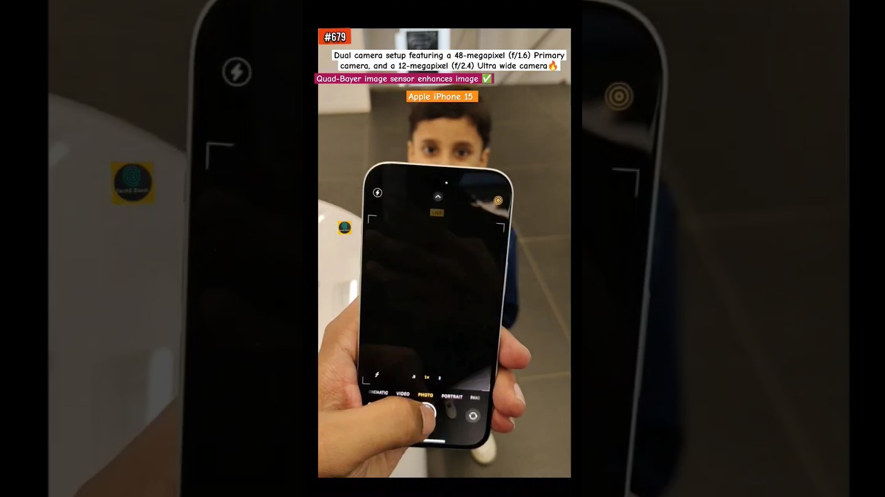 iPhone 15 Perfect Dual camera 🔥👌75,900✅ #techszoom #appleiphone #iphone15 #iphone #iphone15series