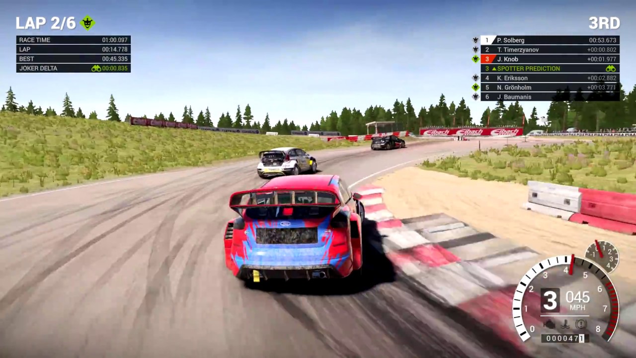 DiRT 4 Rallycross at Holjes with Simulation Handling | PS4 Pro