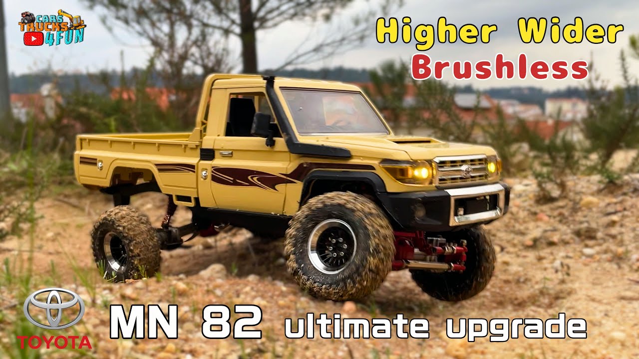 Higher Wider and Brushless | MN 82 Toyota LC79 Ultimate Upgrade @CarsTrucks4Fun