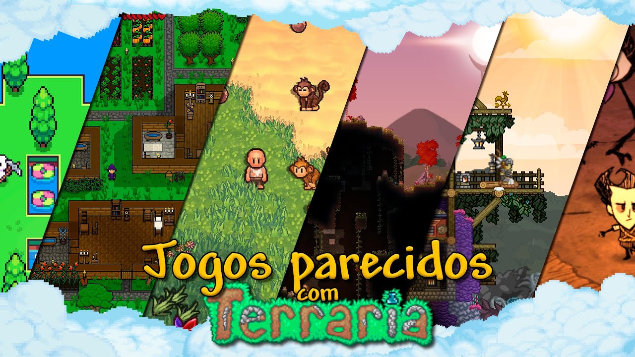 OS MELHORES JOGOS PARECIDOS COM O TERRARIA - 2024