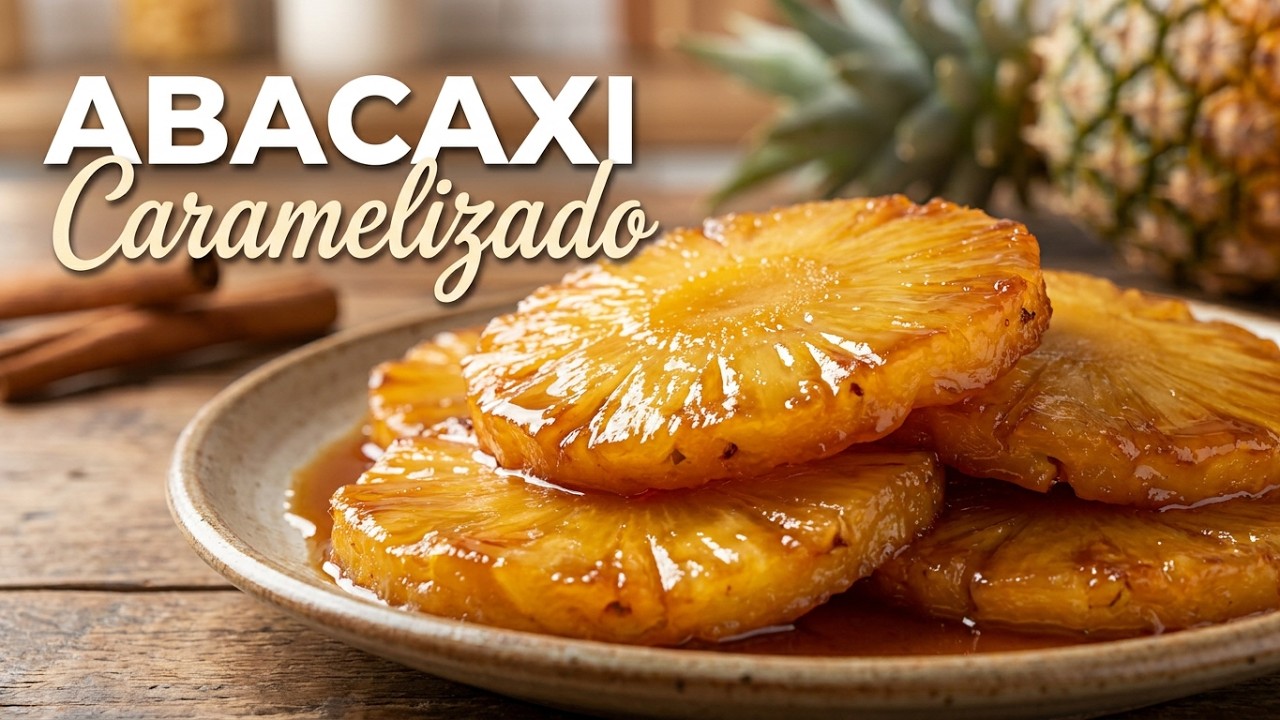 ABACAXI CARAMELIZADO FÁCIL E RÁPIDO @NaCozinhadaBel