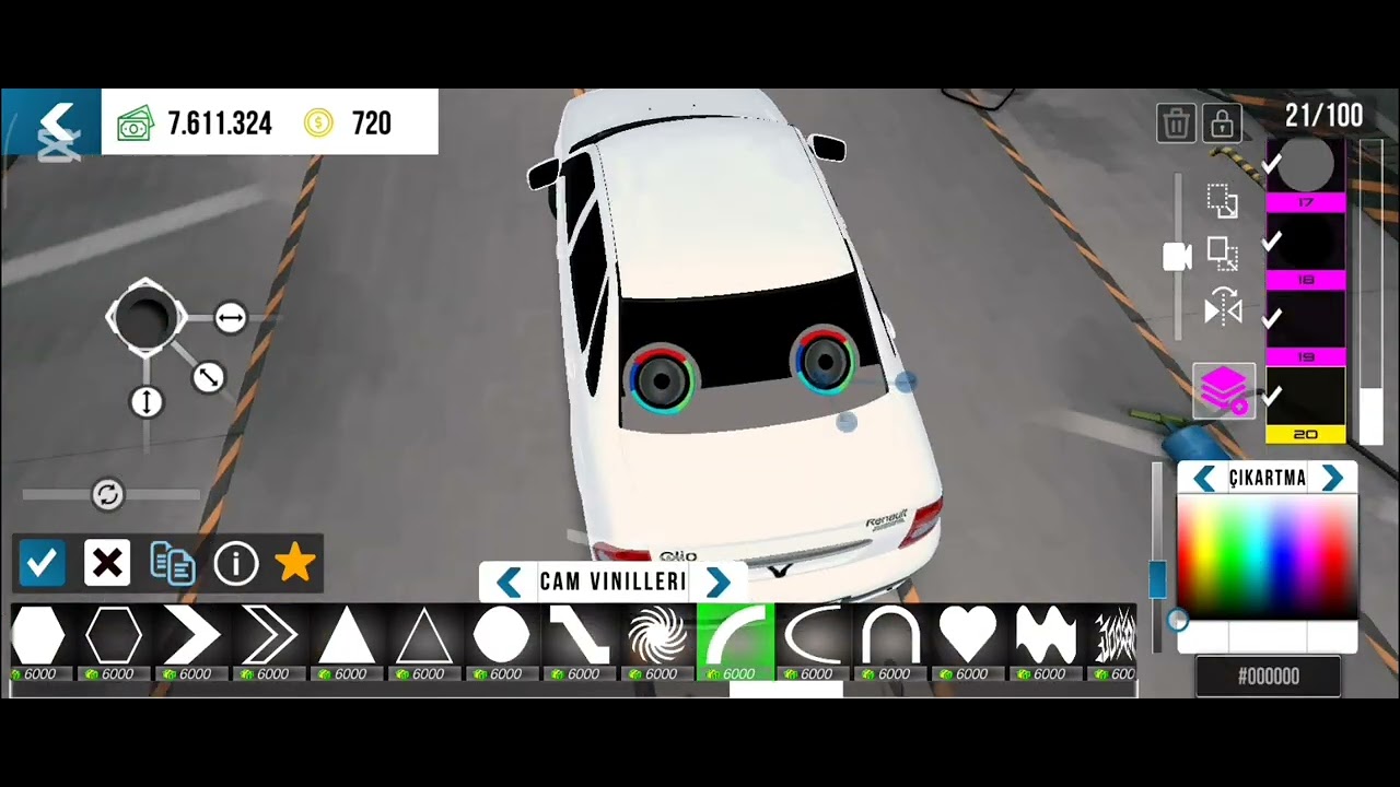 Ladayı Clio yaptım car parking multiplayer 