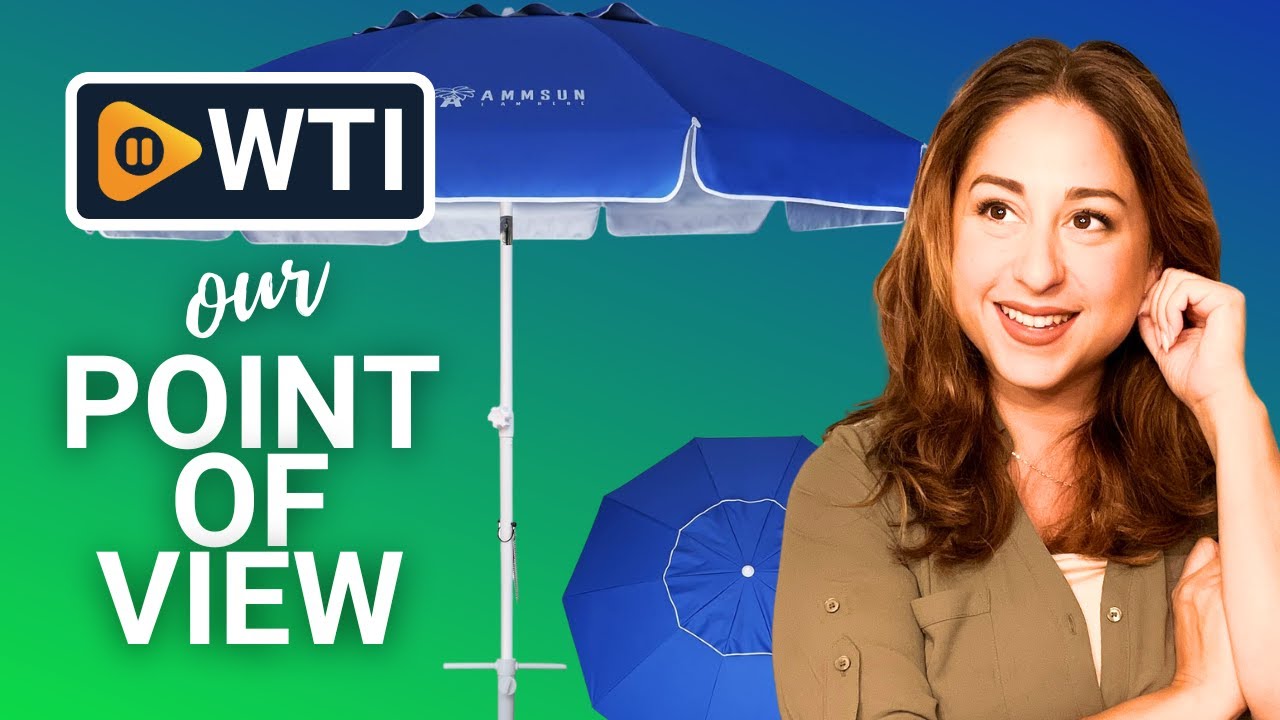 AMMSUN 8FT Large Beach Umbrellas | Our Point Of View