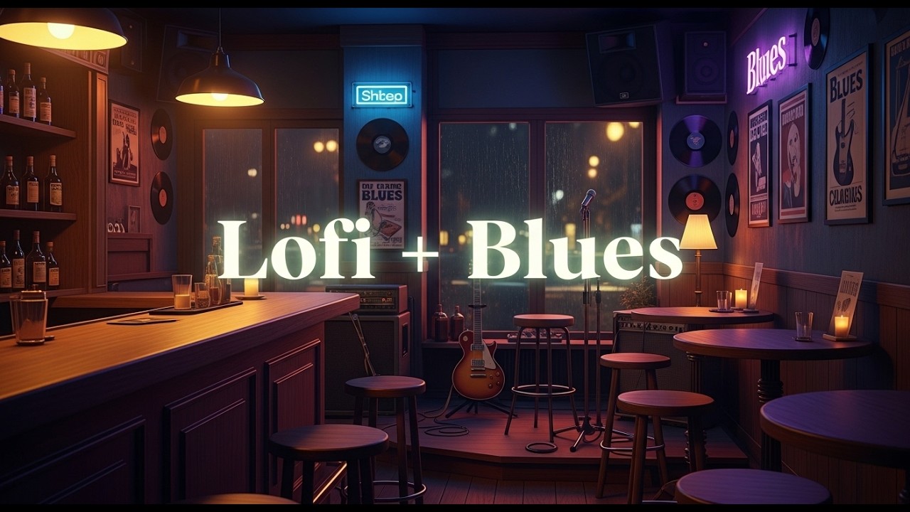 Soulful Lofi Blues 🎸🌙 Chill Blues Beats for Study, Focus & Late Night Relax