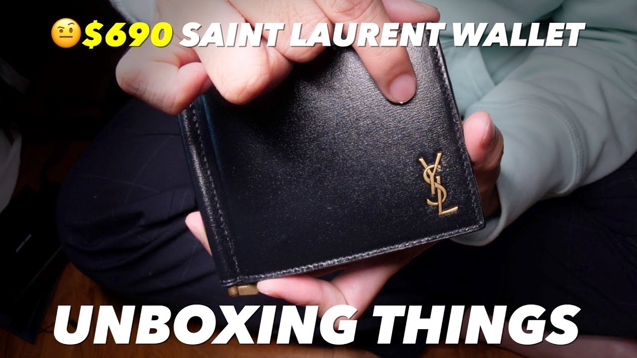 Unboxing Things - Fashion: YSL Saint Laurent Money Clip Wallet