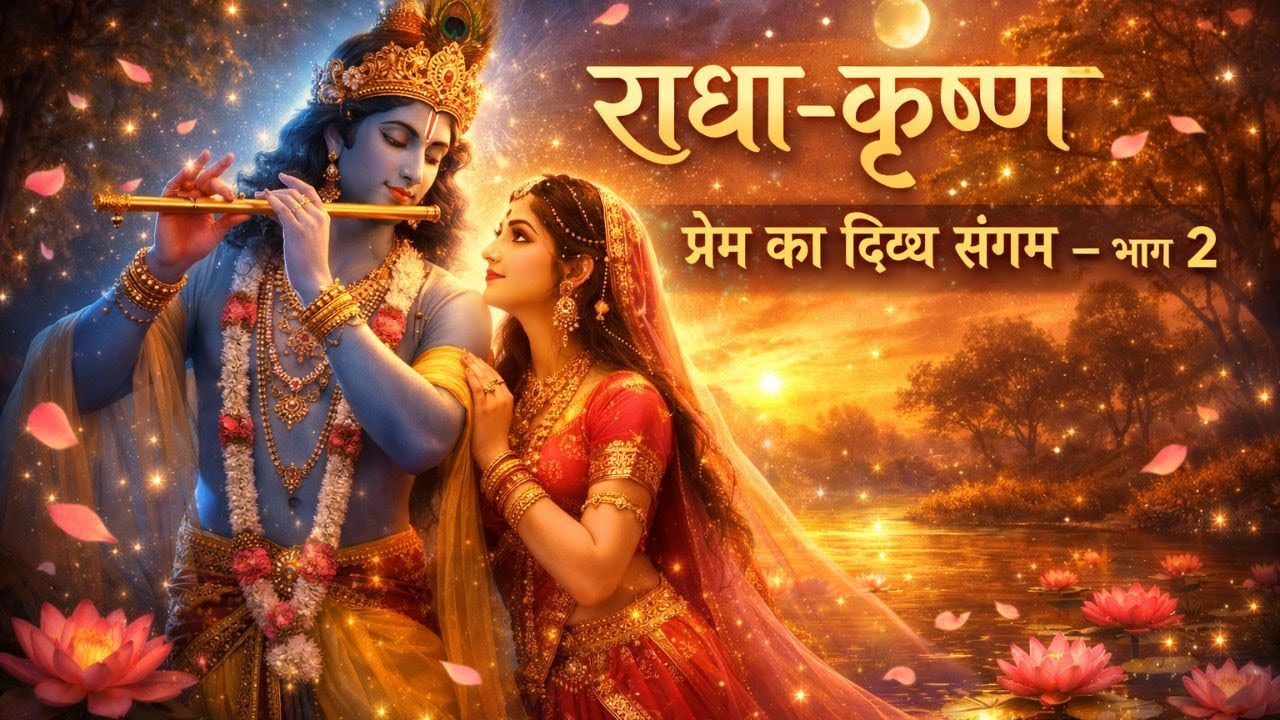 राधा–कृष्ण: प्रेम का दिव्य संगम ✨ | भाग 2