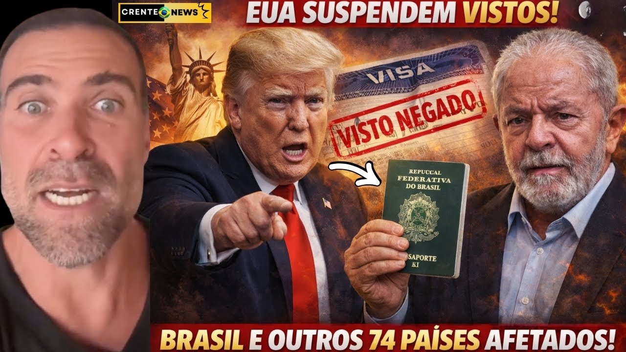 🚨 BOMB4 INTERNACIONAL! EUA CONGELAM VISTOS DO BRASIL E COLOCAM LULA AO LADO DO IRÃ E DA RÚSSIA