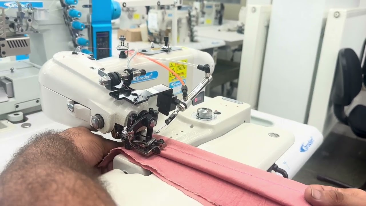 BRODERİ BD-101-3D İplik Kesicili Etek Baskı Makinası (İntervalli)