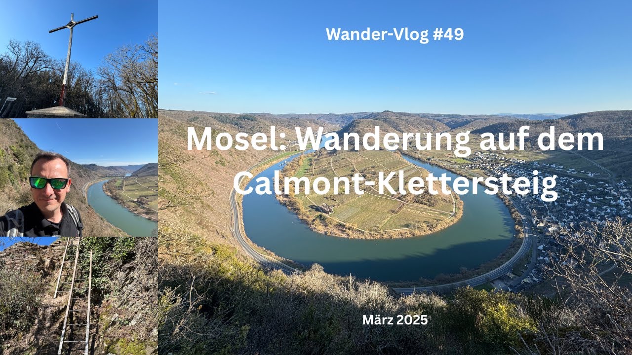 Mosel: Wanderung auf dem Calmont-Klettersteig - Wander-Vlog #49
