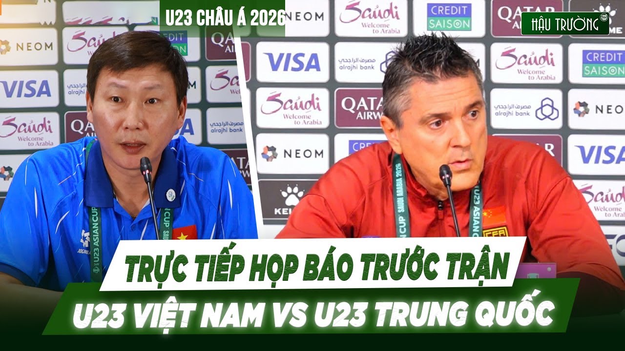 FULL HỌP BÁO U23 VIỆT NAM vs U23 TRUNG QUỐC: HLV KIM SANG SIK MUỐN GẶP U23 HÀN QUỐC Ở CHUNG KẾT
