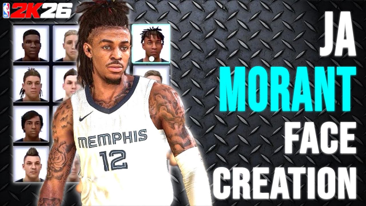 The BEST Ja Morant Face Creation In NBA 2K26!