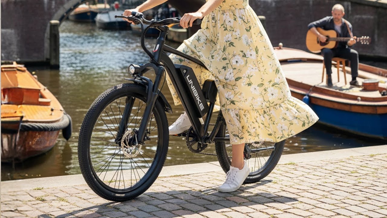 UNIBIKE Q7 Electric Bike 250W Motor 36V 10Ah Battery 26*1.95 Tire Off-Road Electric Bike