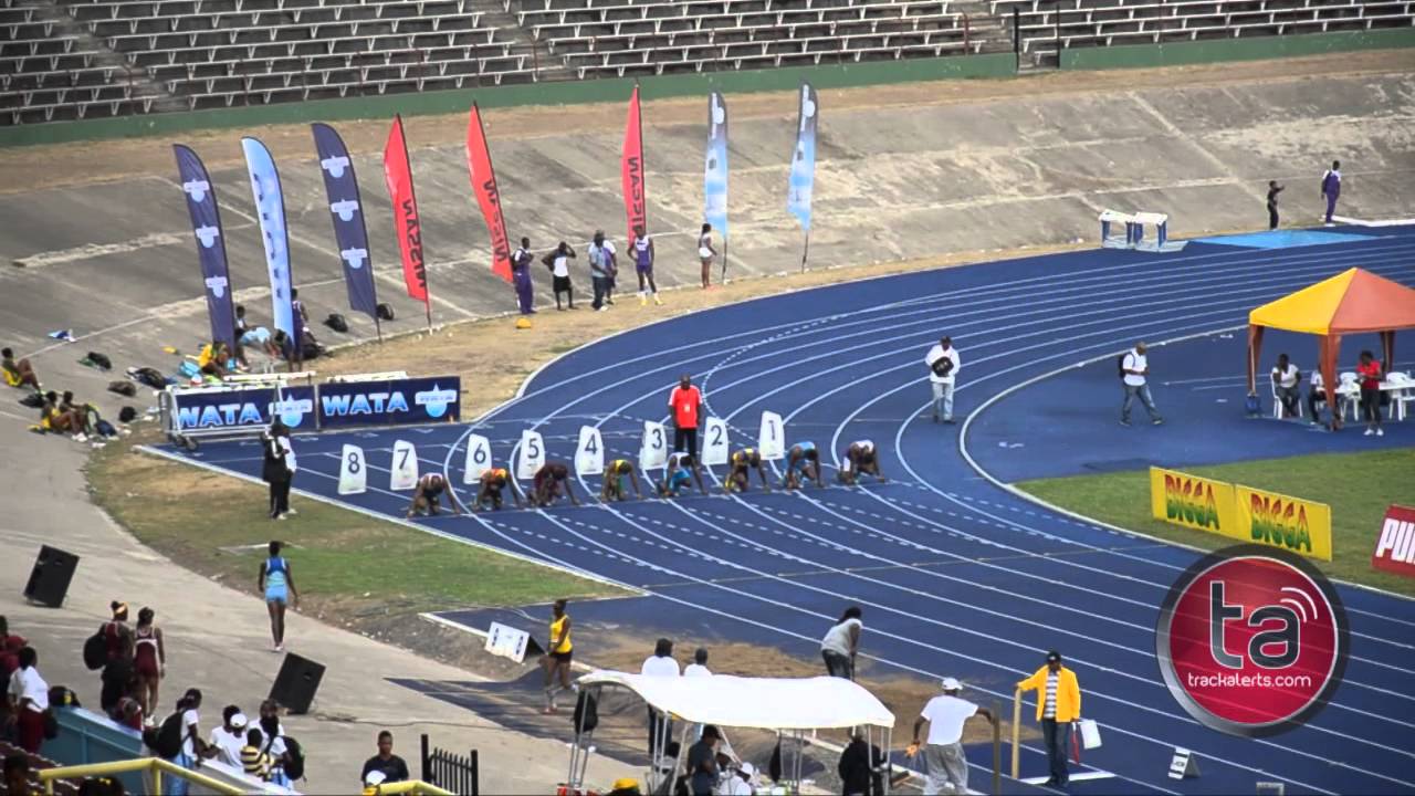 Jevaughn Minzie wins U20 100m at Carifta Trials