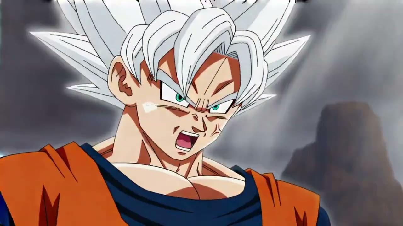 Goku se transformando em um 