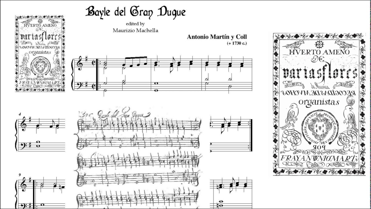 A. Martin y Coll (+1730 c.): 