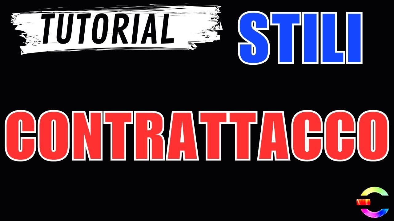 STUDIAMO LO STILE : CONTRATTACCO