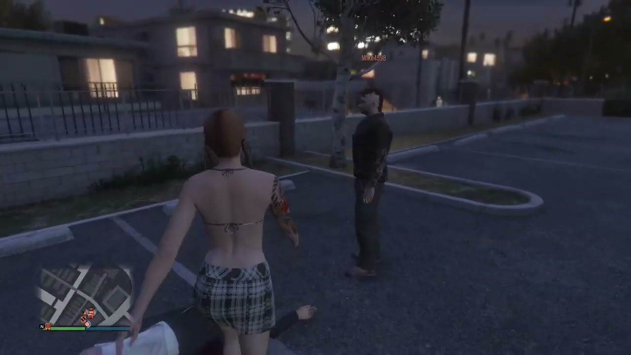 lets see itzhomiebear messing about, me dancing and the missus practicing her stealth