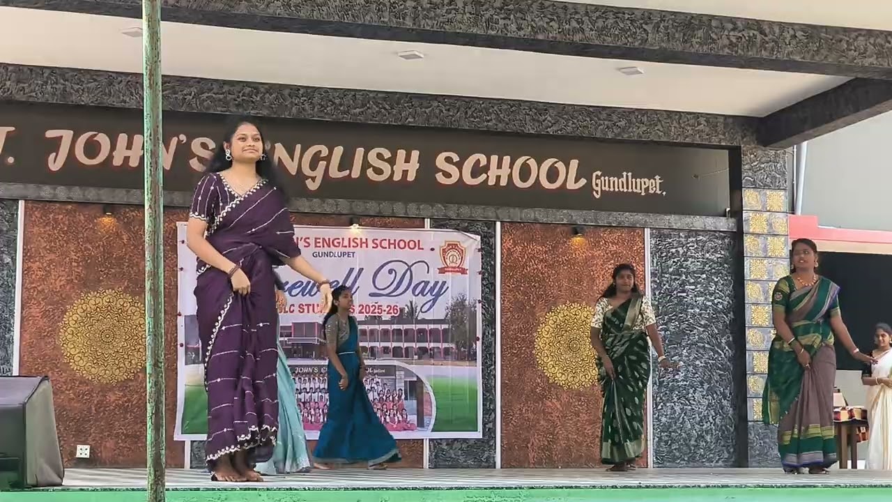 Our 10 students last dance performance for their sendup st.johns english school Gundlupet