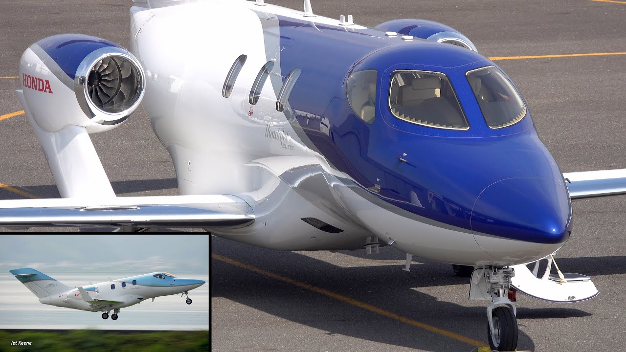HondaJet Elite Takeoff & Landing