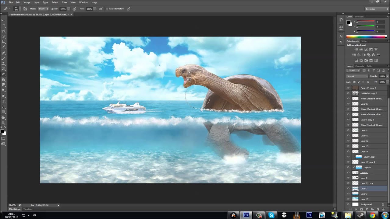 Speedart #40 Subliminal Entry 2 in 1