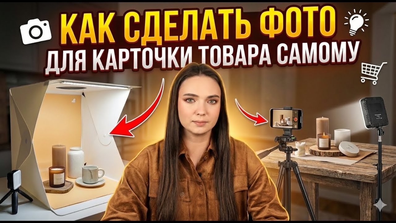 Как сделать фотографию для карточки товара самому