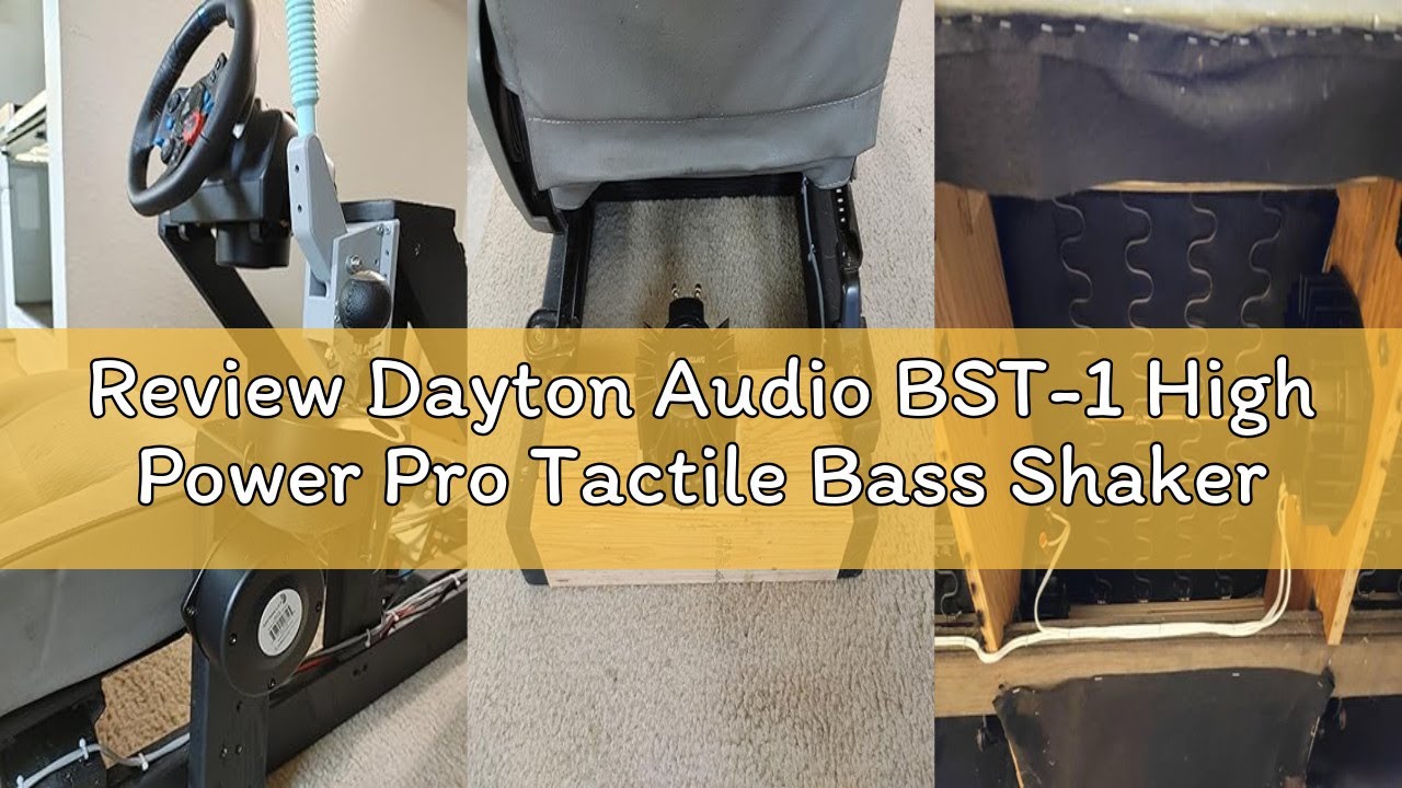 Review Dayton Audio BST-1 High Power Pro Tactile Bass Shaker 50 Watts