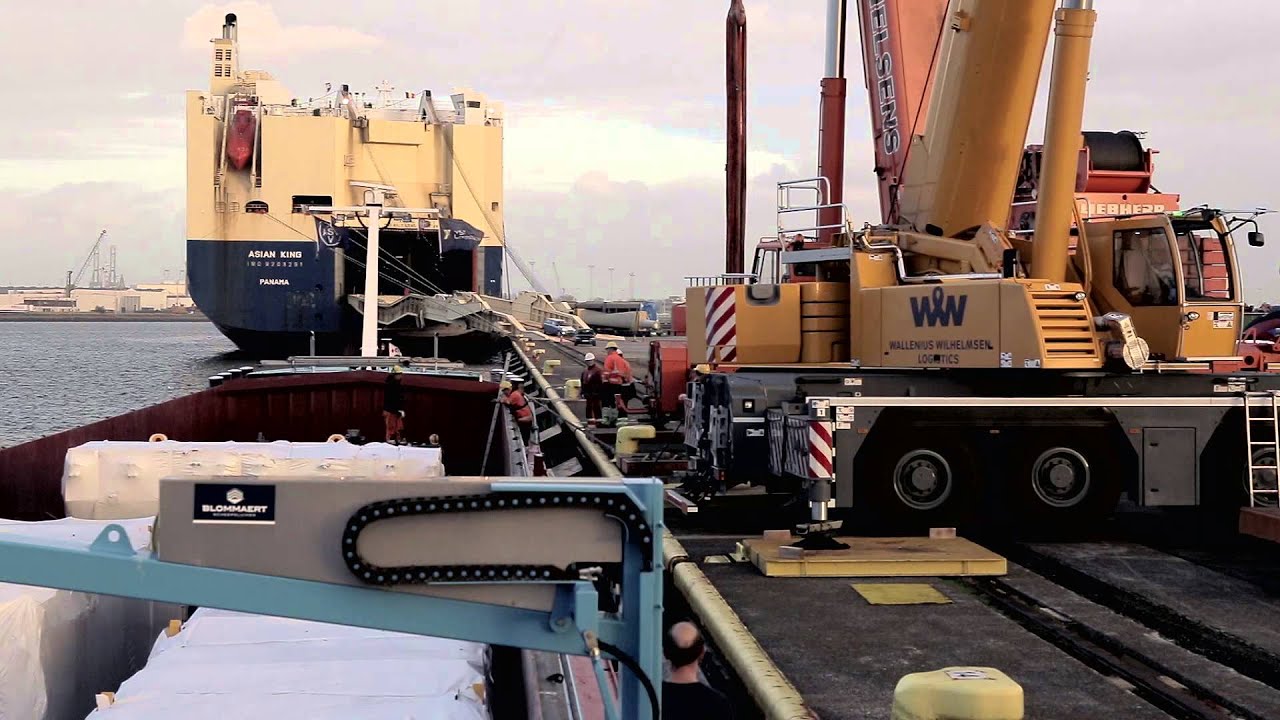 WWL ALS transport a Liebherr 9800 – one of the biggest mining machines