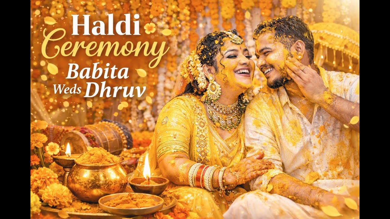 Babita ❤️ Dhruv | Haldi Ceremony | Love, Laughter & Yellow Vibes | Part2