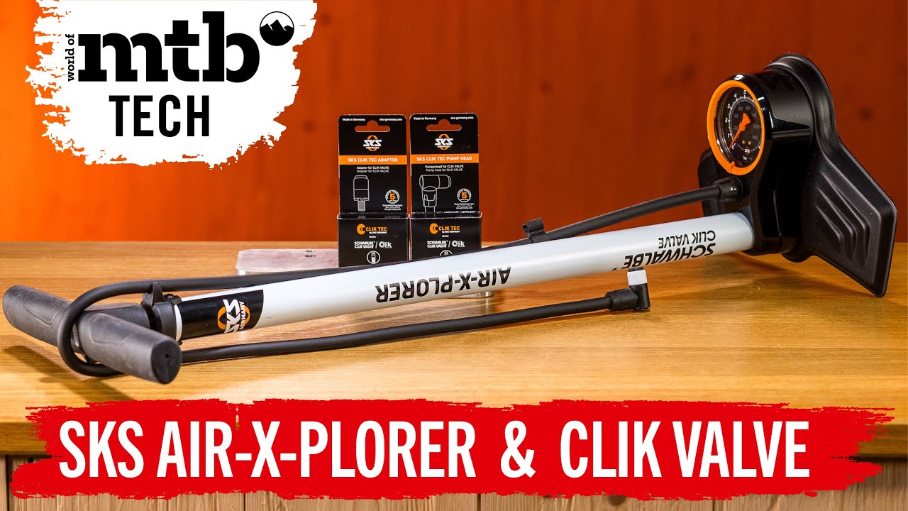 SKS Clik-Tec Pumpenkopf im Detail &ndash; Schluss mit Ventil-Drama! + Schwalbe Clik Valve #worldofmtb