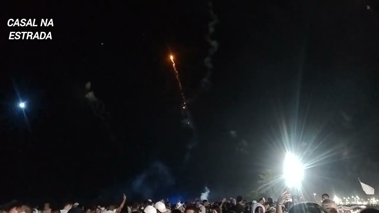 VIRADA DE ANO E QUEIMA DE FOGOS EM ILHA COMPRIDA SP