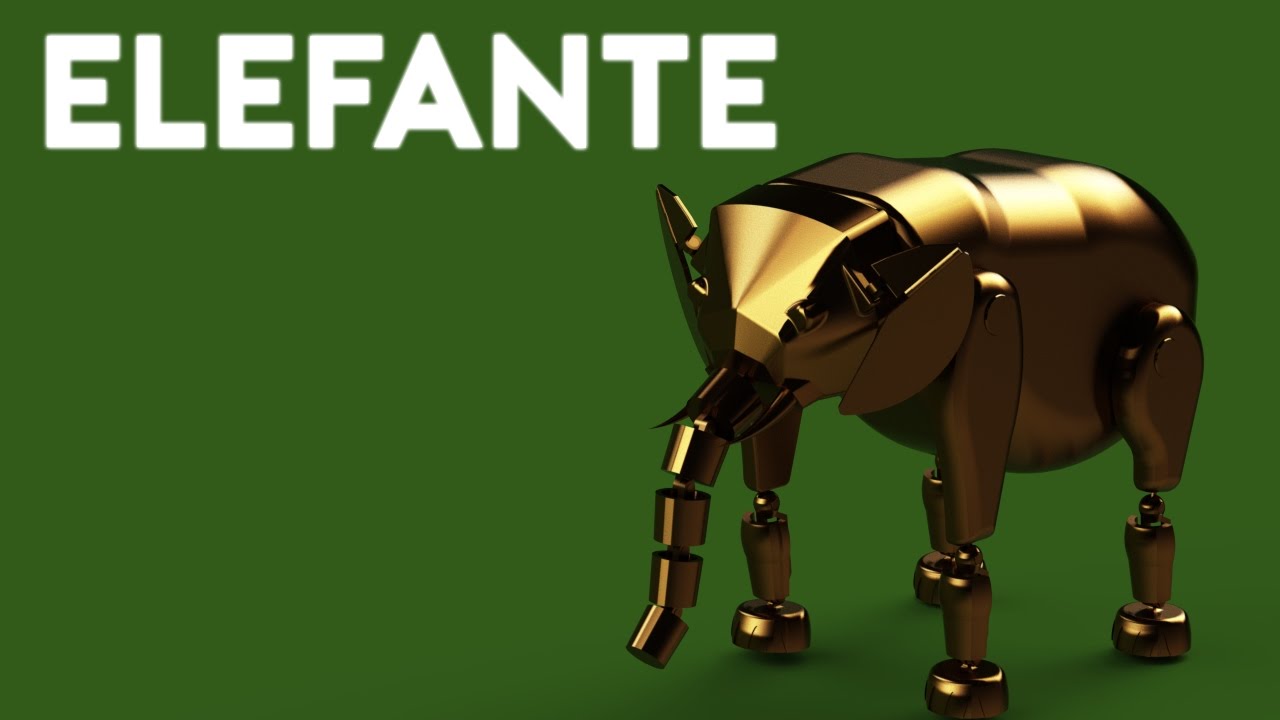 Animaci&oacute;n SolidWorks - Elefante